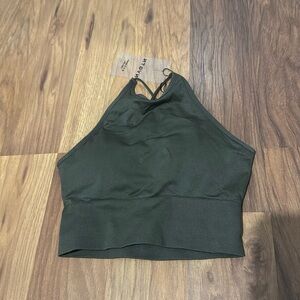 NVGTN army green tank top new with tags